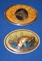 VTG Beaver Buckle Company Belt Buckle – Bass And Horse – Handcrafted Made In USA