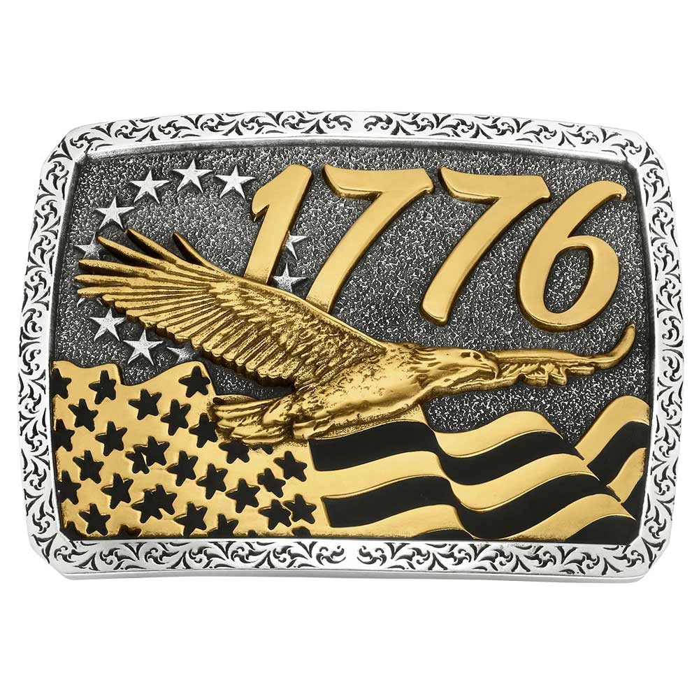 Montana Silversmiths Independent Since 1776 Belt Buckle A1062P