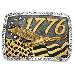 Montana Silversmiths Independent Since 1776 Belt Buckle A1062P