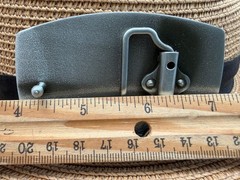 Simple Western Cowboy Antiqued Silver Rectangle Dotted Belt Buckle