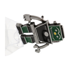 Men Women Silver Metal Fashion Belt Buckle Robot Animation Statement Drip Style