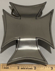 Men Silver Metal Iron Cross Western Biker Fashion Belt Buckle Accessory Jewelry