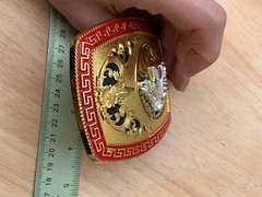 Western Buckle Gold Silver Red Horse Head Buckle Cowboy 2 » Hebillas Vaqueras
