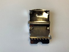 Vintage Chrome Plated B&B Belt Buckle for 1 1/4” Belt UNUSED