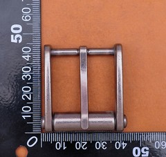 Novelty Mens Retro Single Prong Pin Metal Belt Buckle 32mm Silver Color