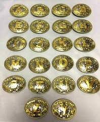 Initial Belt Buckles Alphabet Letter Texas Usa Rodeo Western Cowboy Fashion Men
