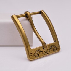 Casual Brass Single Prong Pin Leathercraft Men Replacement Leather Buckle 35mm