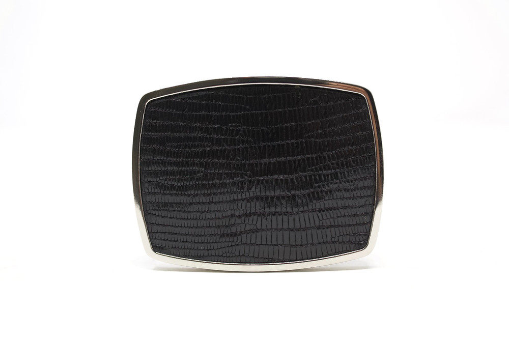 Lizard Belt Buckle, Exotic Belt Buckle, ( 1.5 ») Removable Western Buckle