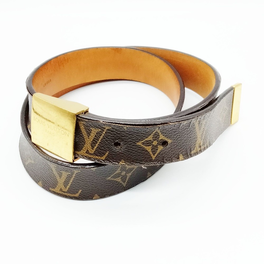 Louis Vuitton Belt Ceinture Carre Goldtone 1509110