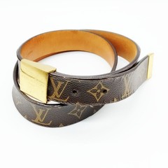 Louis Vuitton Belt Ceinture Carre Goldtone 1509110