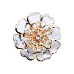 Vintage Fancy Decorative Metal Flower Shaped | Shirt Suit Button Cover For Women