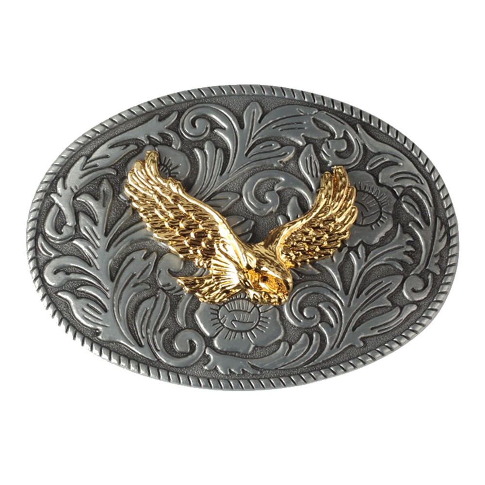 Flying Eagle Belt Buckle Western Cowboy Native American Motorcyclist (EG-09-G)