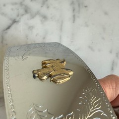 Western Saddle Belt Buckle Nickel Plated Hand-Polished Cowboy Americana