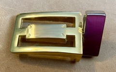 Dressy Reversible Belt Buckle Replacement – Would Look Nice Engraved