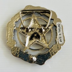 Famous Stars & Straps – Belt Buckle Silver Tone and Black – Travis Barker