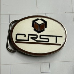 Mens Vintage CRST Transportation Company Belt Buckle