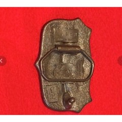 Vintage 1982 Bergamot Brass Works Eagle Article II 2nd Amendment BeltBuckle H459