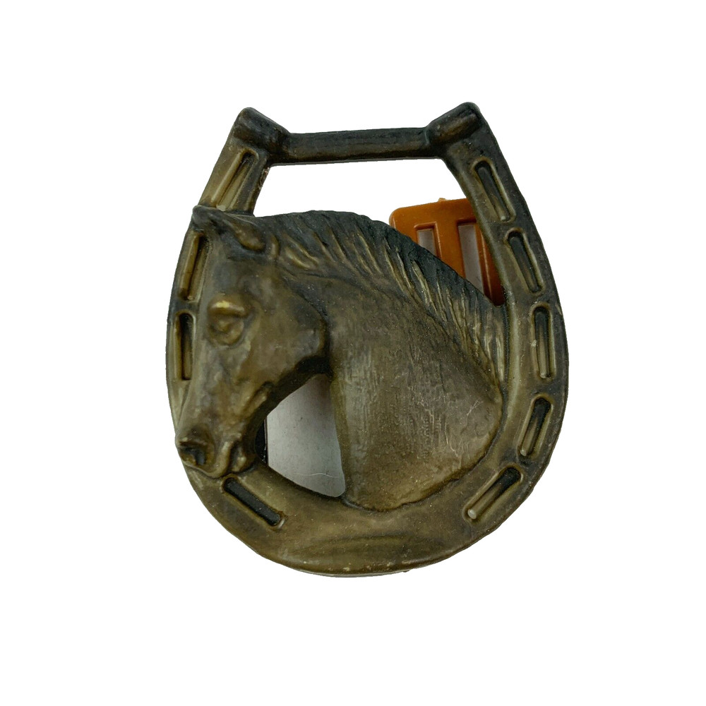 Vintage Unbranded Plastic Play Dress Up Horse Child&rsquo;s Belt Buckle