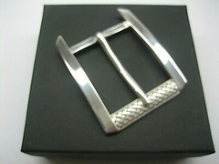 STERLING SILVER 925 BUCKLE AVAILABLE FOR 1&Prime; 1-1/8&Prime; 1-1/4&Prime; 1-3/8&Prime; 1-1/2&Prime; BELTS