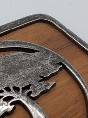 Arbor Collective Koa Wood Belt Buckle Skate Snowboard Waste Not Tree
