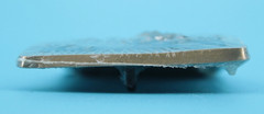 VTG 80s Kansas 125th Anniversary Commemorative Brass Belt Buckle 1861 1986
