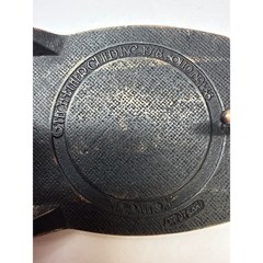 Vintage 1978 Tech-Ether Guild Solid Brass Flying Ducks Geese Belt Buckle USA