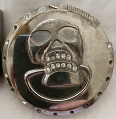 Lighter Belt Buckle Skull Biker Skeleton