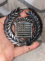 Vintage Cadillac Emblem Flag Large Belt Buckle by Famous Stars and Straps