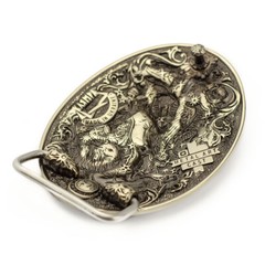 Pisces german silver belt buckle, Horoscope Astrological Zodiac Sign belt buckle