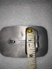 Vintage Pewter Removable Mens Belt Buckle (RAMSEY WINCH) 3.5&Prime;X 2.25&Prime; MADE IN USA
