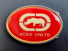 Ecko Unltd Belt Buckle Attention Grabbing Led Lights! W/ Fresh Battery