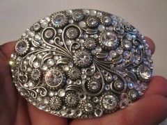 SPARKLING CRYSTAL DESIGN BELT BUCKLE – GW-18