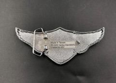 2005 Harley-Davidson Motor Cycles 6&Prime; x 2.5&Prime; Belt Buckle Eagle Wings