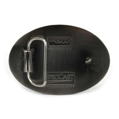 Metal IH Logo Oval Western Buckle by Spec Cast ZJD603