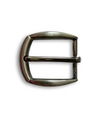 VA Lipskii Leather 1pc Belt Buckle 1.2 inch (30mm) inch, Dark Nickel 02