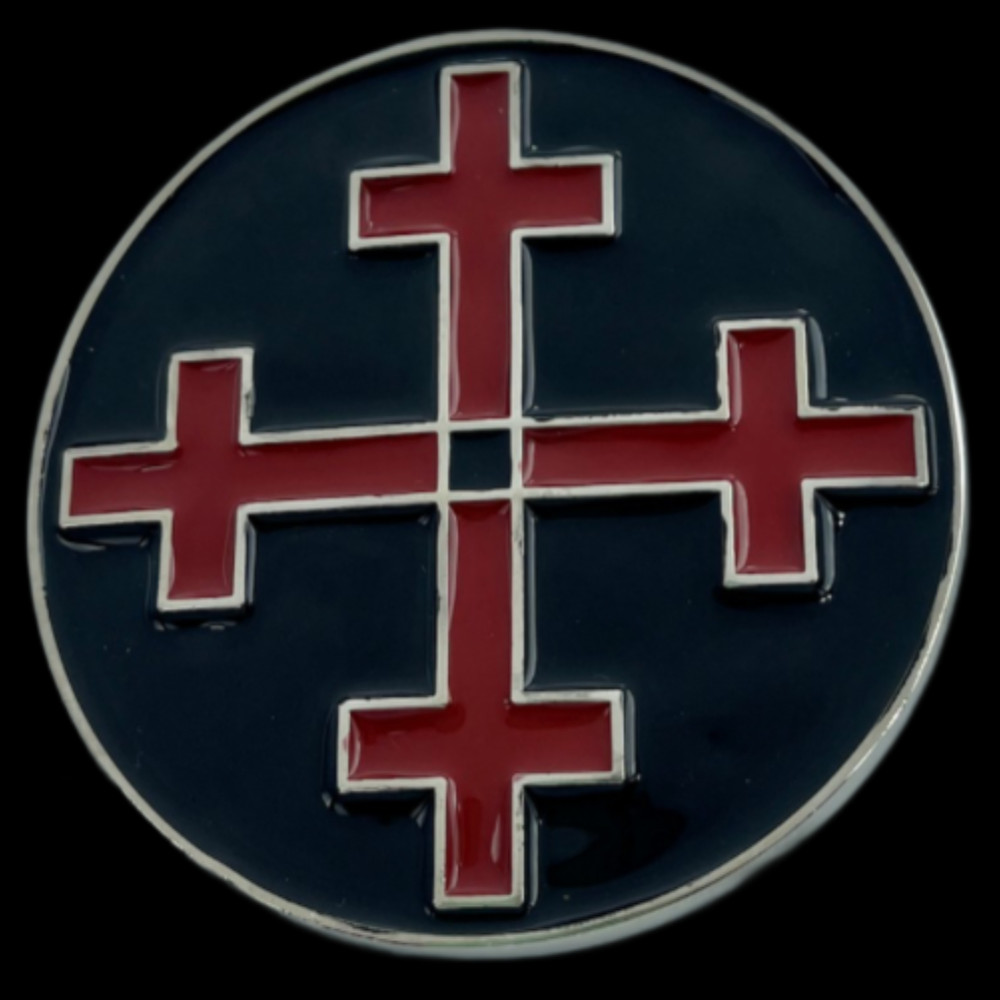 4 Crosses Religious Religion Bottle Opener Belt Buckle