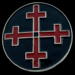 4 Crosses Religious Religion Bottle Opener Belt Buckle
