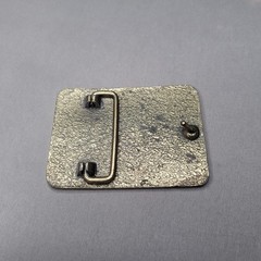Chico Belt Buckle Mens One Size Antique Brass Tone Rectangular Western Cowboy CA