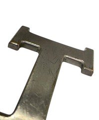 Authentic HERMES Constance H-buckle Silver-Tone Men/Women #3078