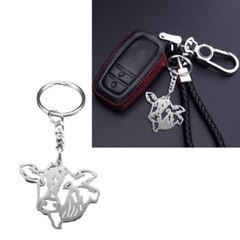 Elegant Hollow Head Keychain Stylish Accessory Suitable For Key Decoration