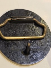 Solid Brass Tree Design Western Belt Buckle Bronze for Men BTS Vtg