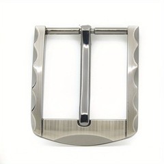 40mm Zinc Alloy Belt Buckle End Bar Heel Bar Buckle Single Pin Half Buckle Multi