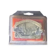 1984 Limited Pewter Siskiyou &lsquo;The Rocky Mountains&rsquo; Belt Buckle New In Box #801