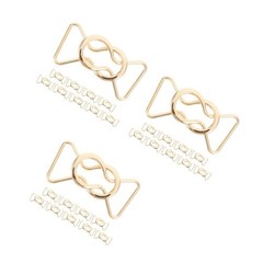 10 Pairs Waistband Decorative Buckle Buckles Coat for Belt Alloy