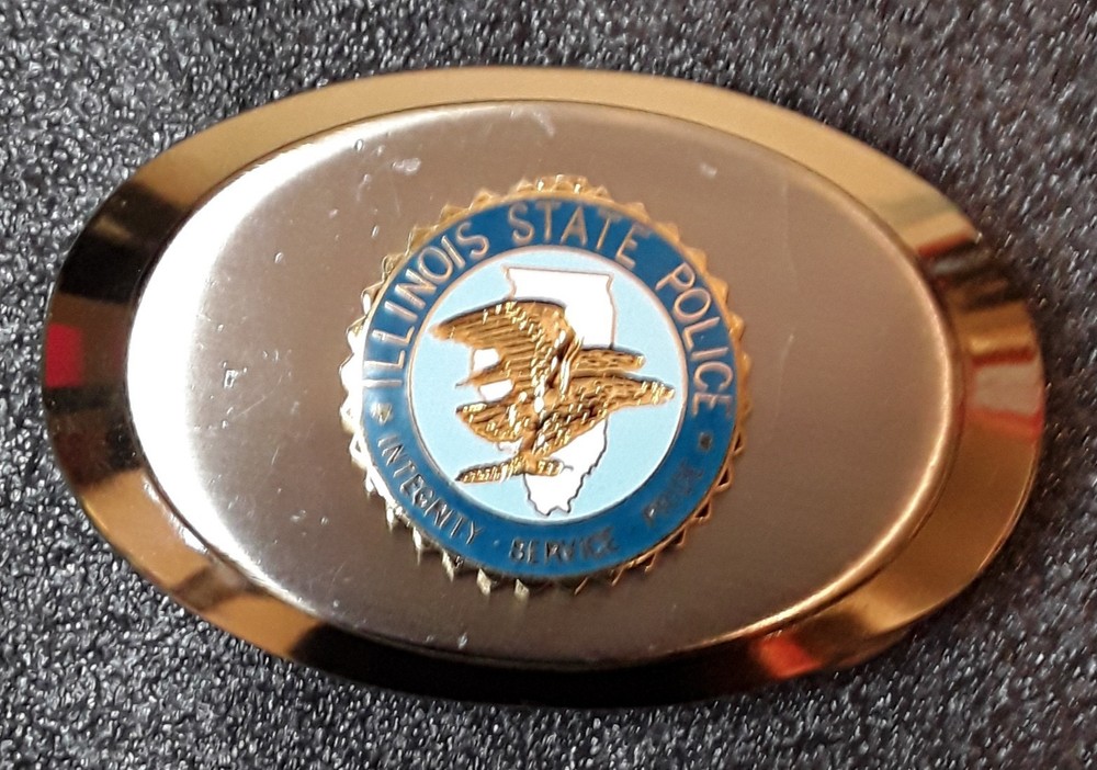 Belt Buckle , Illinois State Police ,