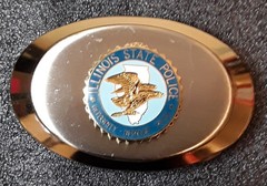 Belt Buckle , Illinois State Police ,