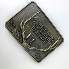 NEW NRA WHITTINGTON CENTER BELT BUCKLE Shooting Heritage Raton NM Hunting Deer