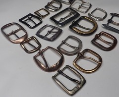 Lot of 17 Vintage Belt Buckles Mixed Sizes Finishes Brass Steel Levi&rsquo;s Prym Leat
