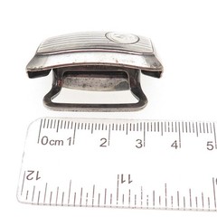 Wadsworth 925 Sterling Silver Antique Art Deco Letter S Initial Belt Buckle
