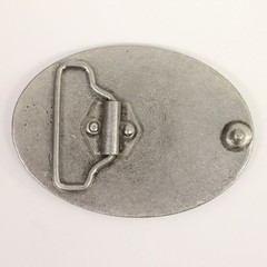 Oval Seahorse Metal Belt Buckle – Maritime Design for Interchangeable Belts